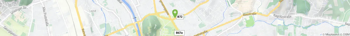 Kartendarstellung des Standorts für Apotheke Zur göttlichen Vorsehung in 8010 Graz